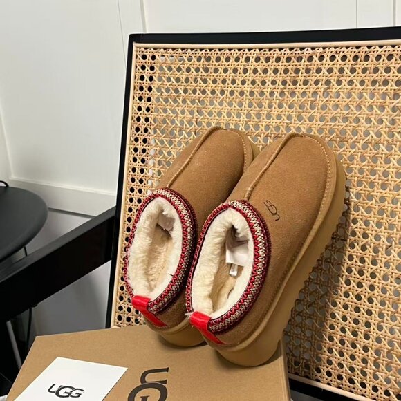 UGG tazz platform slipper chestnut - Picture 6 of 9